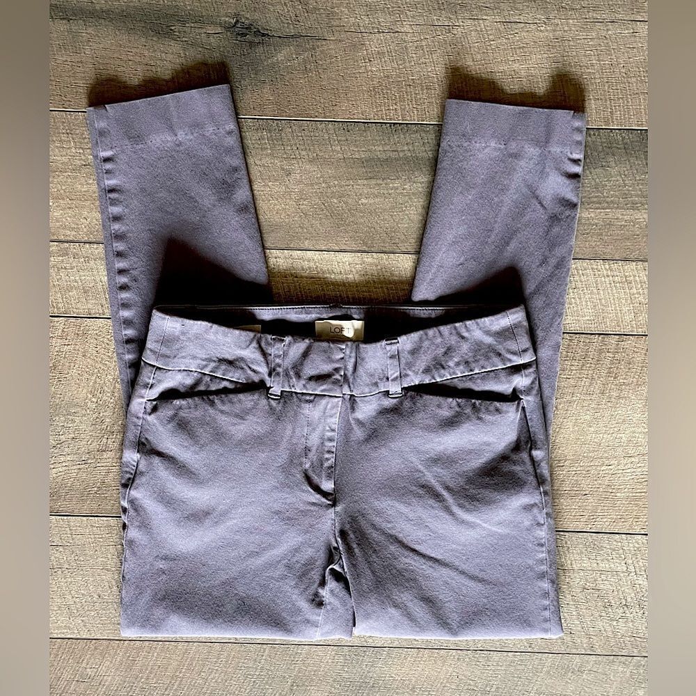 LOFT, Women’s, Light-Purple, Cropped, Skinny Jeans. Size 2.